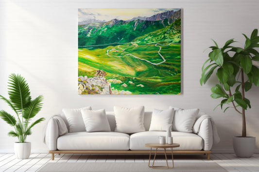 Original Artwork - Grand St Bernard Pass